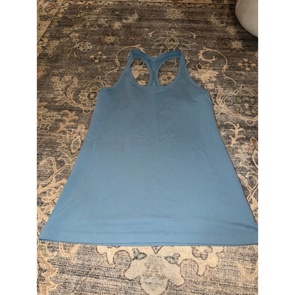 Lululemon Blue Racerback Athletic Tank Top